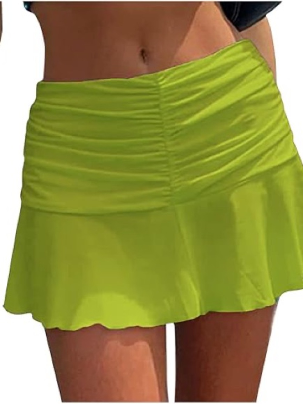 Lime green cute Skirt🥝✨